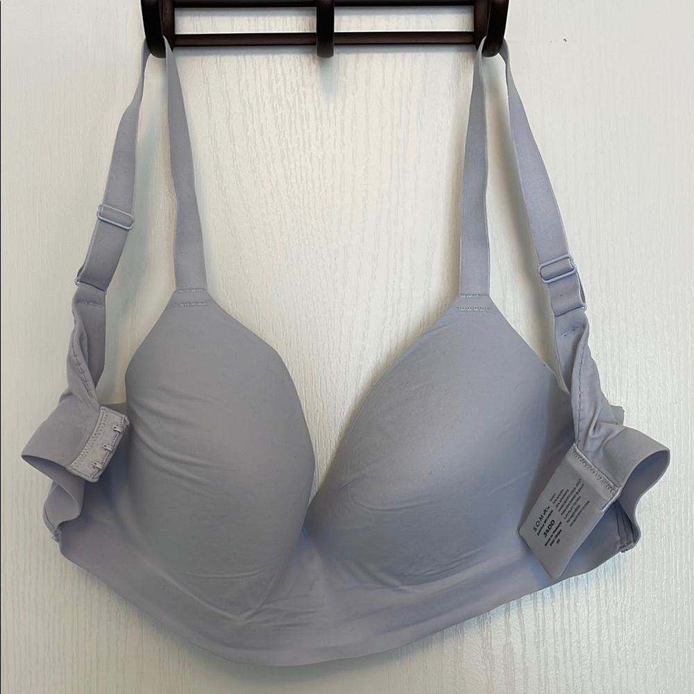 Women's Light Gray Embliss Wireless Bra